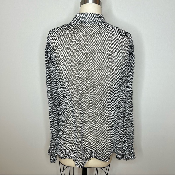 DKNYC Sheer Blouse - Picture 4 of 8